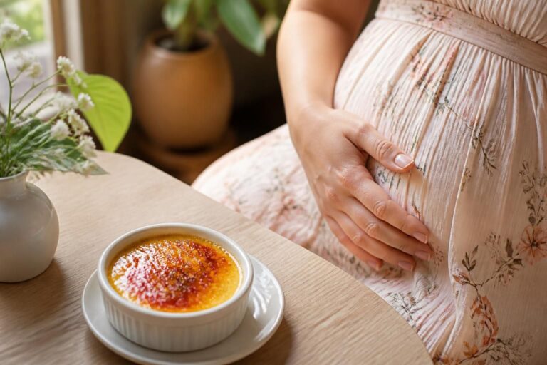 découvrez si la crème brûlée est sûre à consommer pendant la grossesse et comment savourer ce dessert délicieux sans risque pour maman et bébé.
