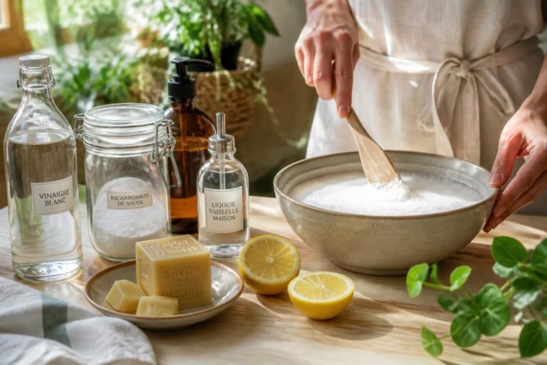découvrez comment préparer un liquide vaisselle maison écologique et économique, simple à réaliser avec des ingrédients naturels pour un nettoyage efficace et respectueux de l'environnement.