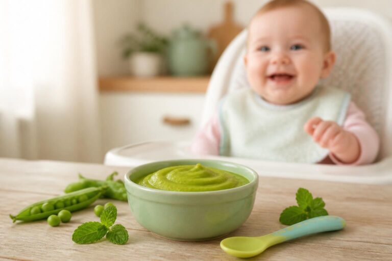 découvrez des astuces simples pour préparer une purée de petit pois savoureuse et équilibrée, idéale pour le repas de votre bébé.