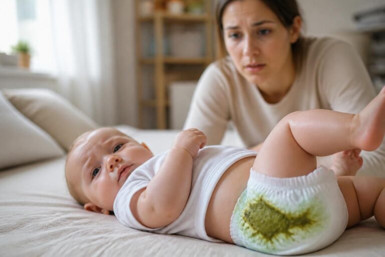 découvrez quand la selle verte chez le bébé nécessite une attention médicale et comment différencier une situation normale d'un signe d'alerte pour la santé de votre enfant.